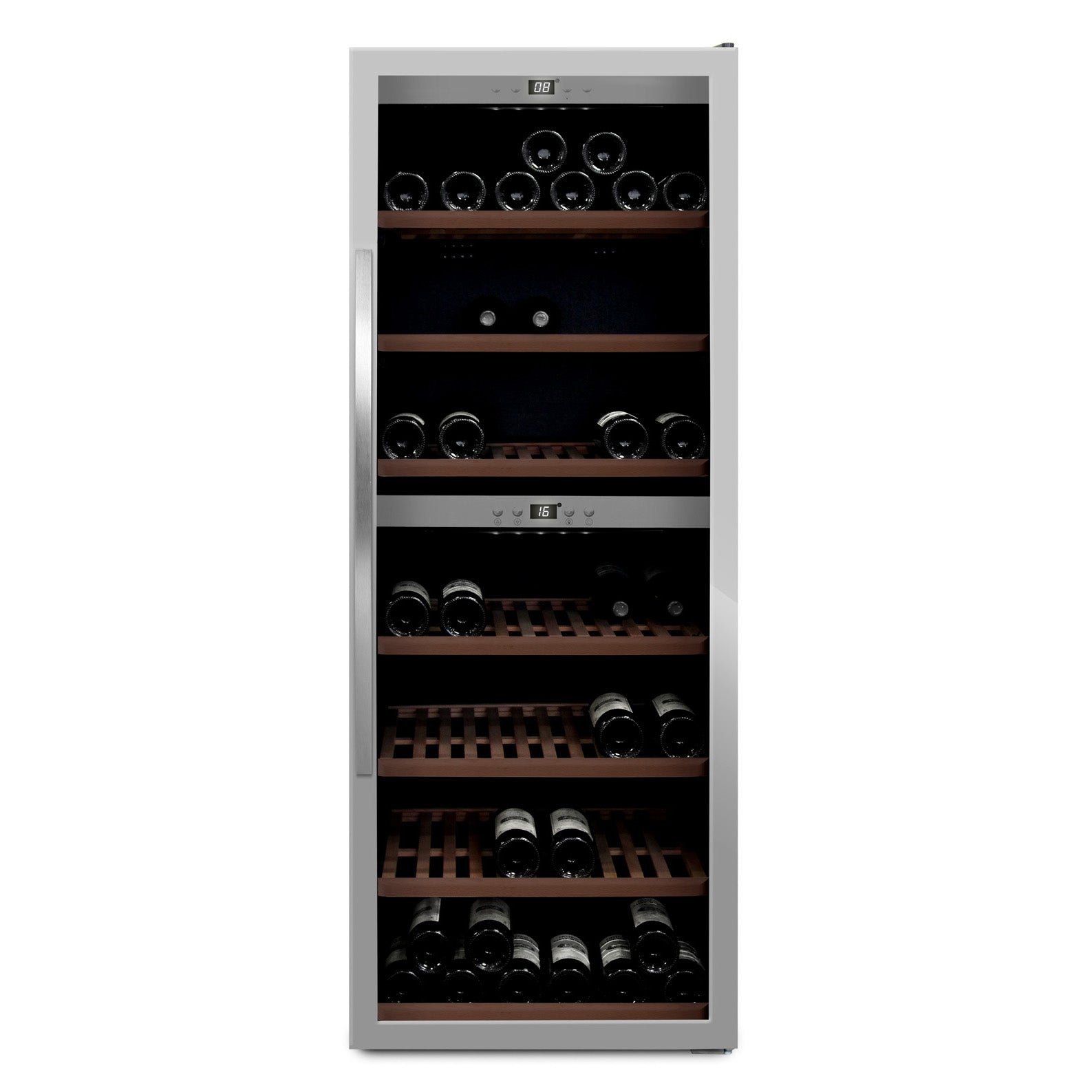 Weinkühlschrank 126 Flaschen WineExpert 126 Stainless front