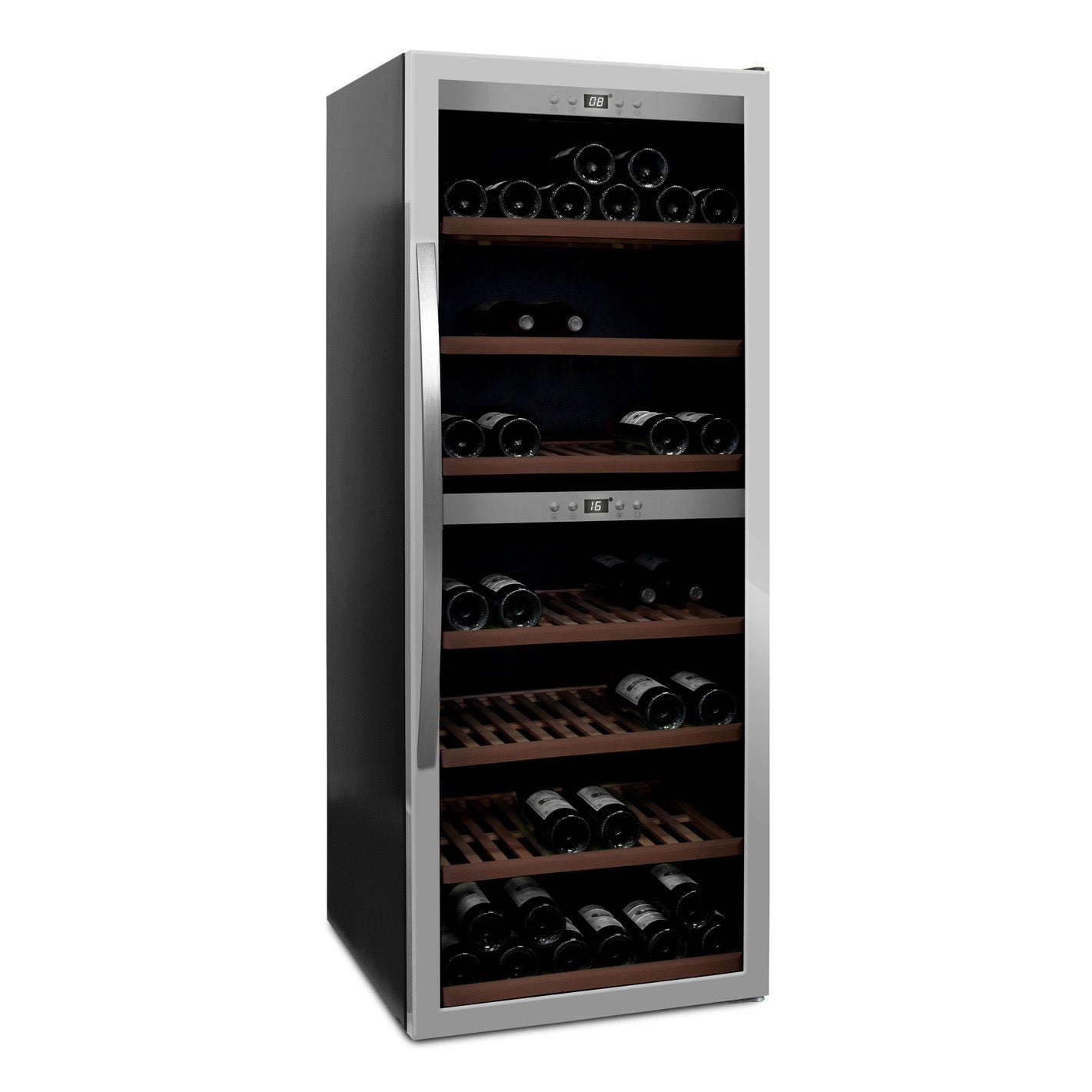 Weinkühlschrank 126 Flaschen WineExpert 126 Stainless side