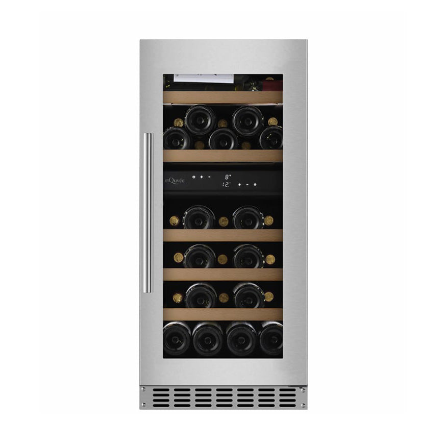 Weinkühlschrank 34 Flaschen WineCave 800 40D Stainless